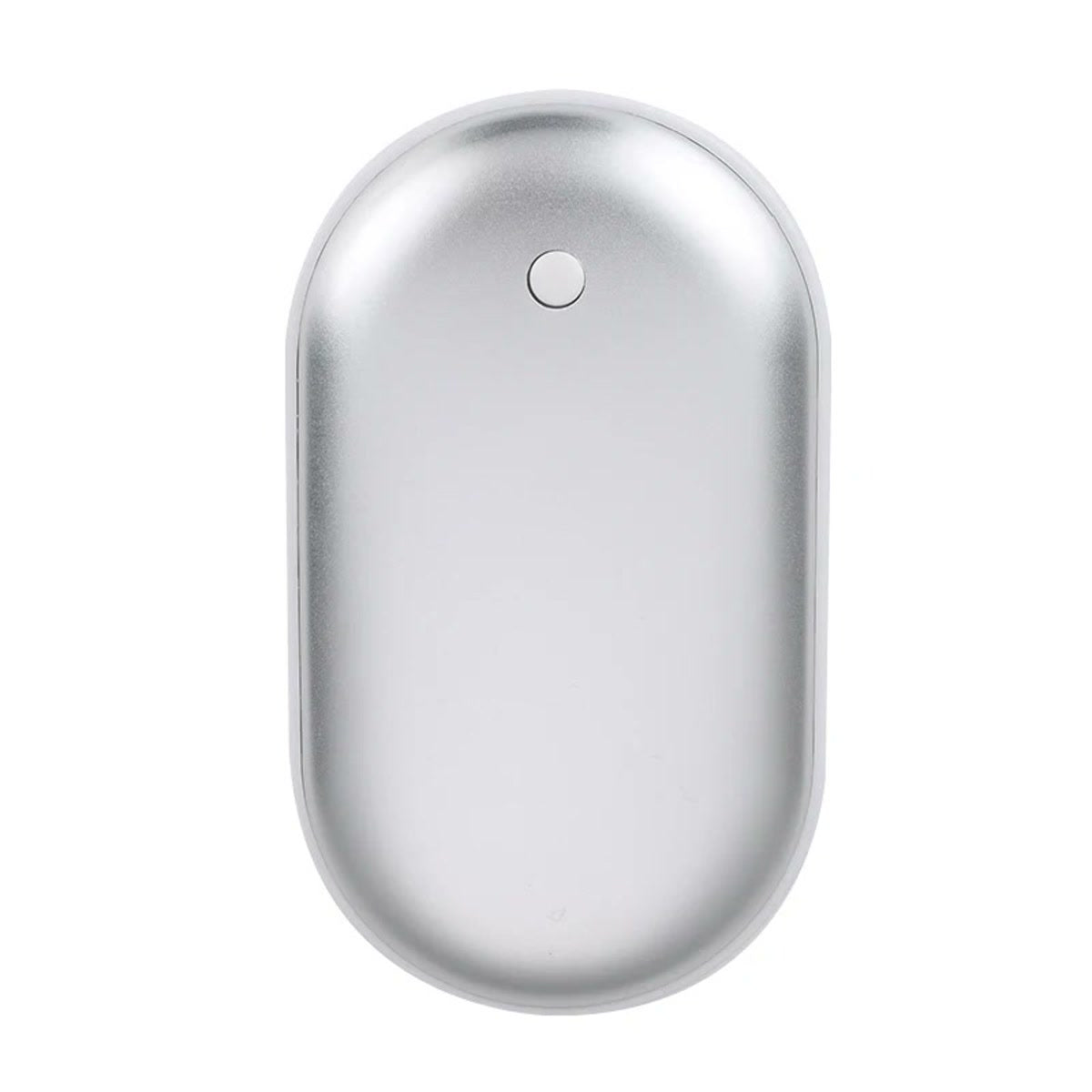 Chauffe-mains rechargeable argent