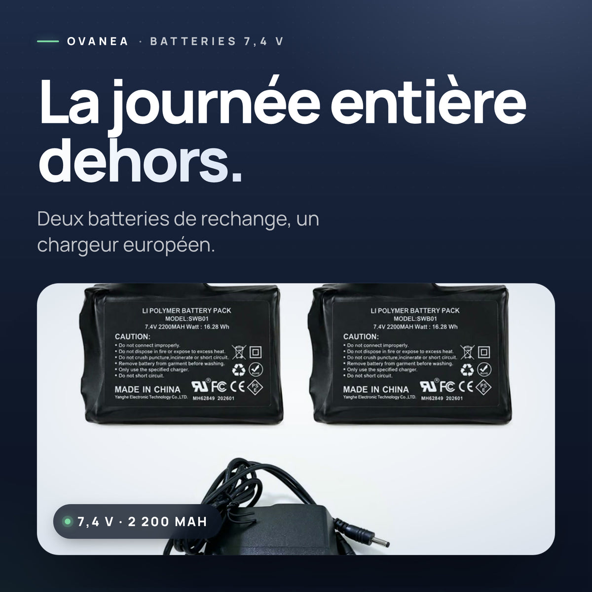 Visuel OVANEA : La journée entière dehors.