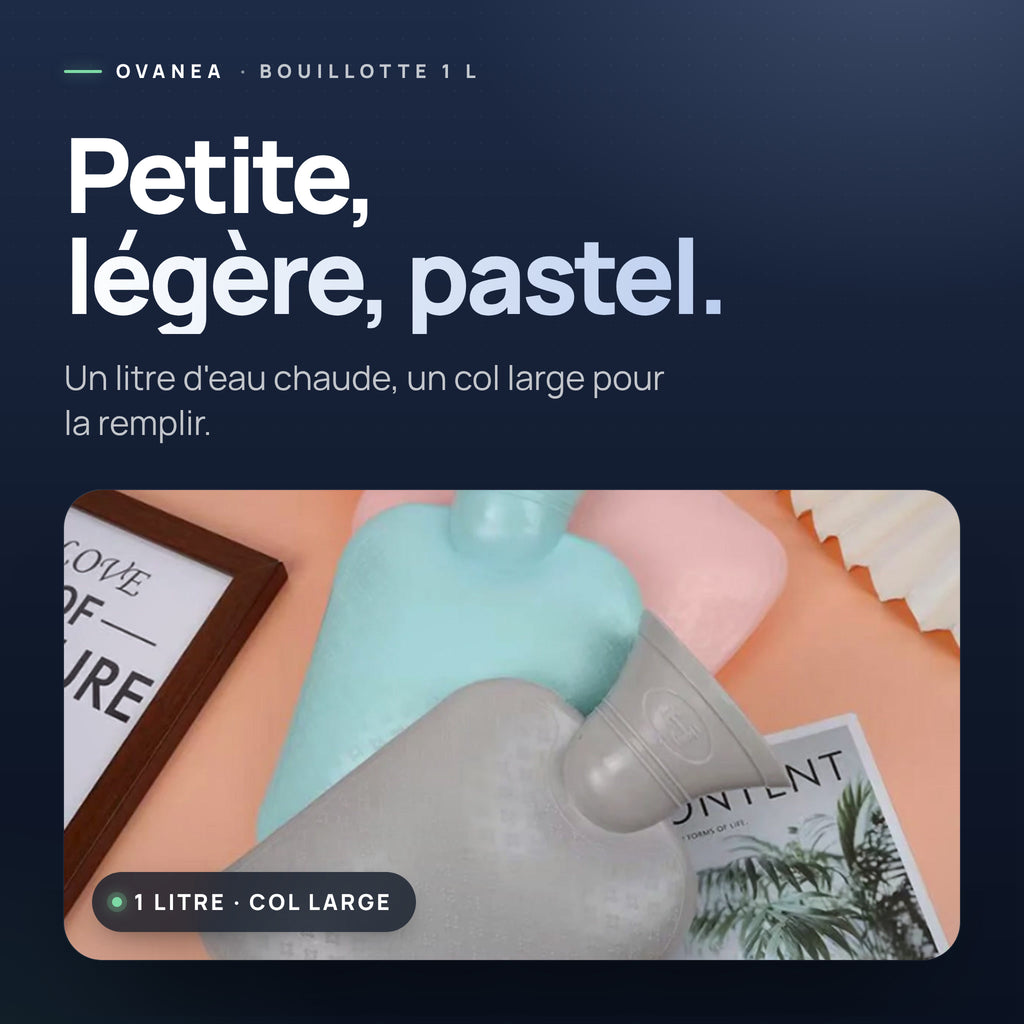 Visuel OVANEA : Petite, légère, pastel.