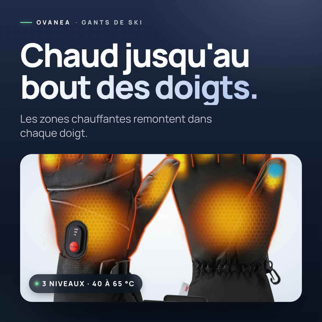 Visuel OVANEA : Chaud jusqu'au bout des doigts.