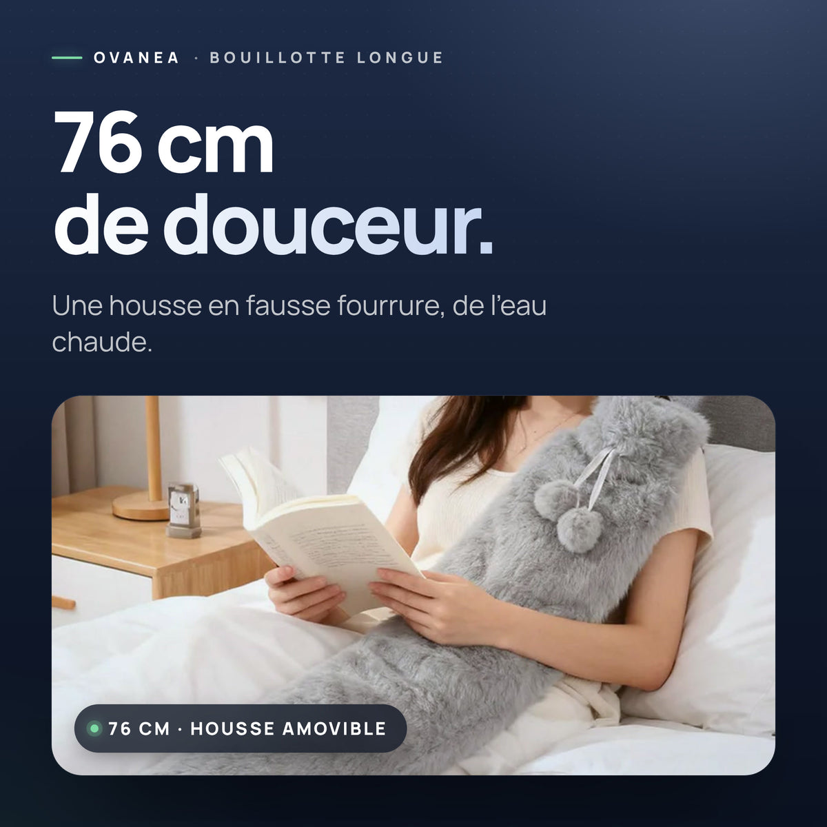 Visuel OVANEA : 76 cm de douceur.