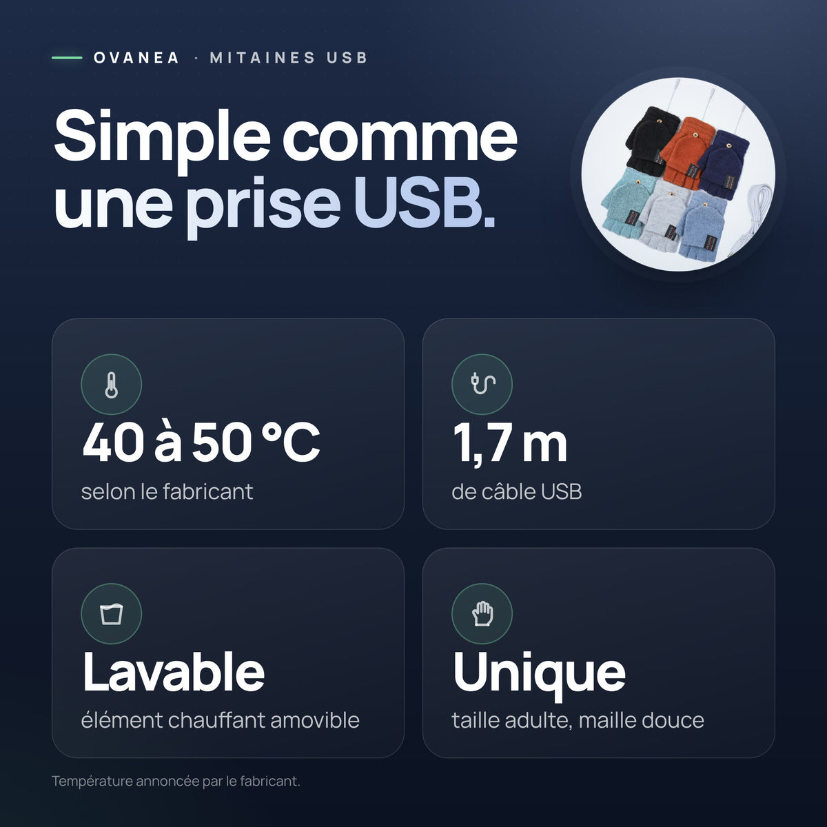 Vous choisissez votre chaleur.