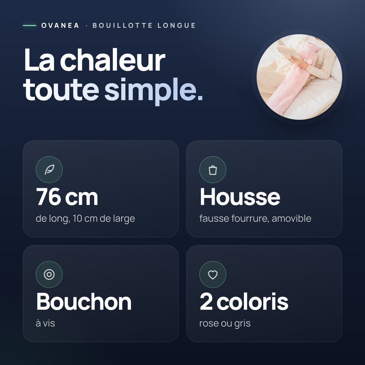 Visuel OVANEA : La chaleur toute simple.