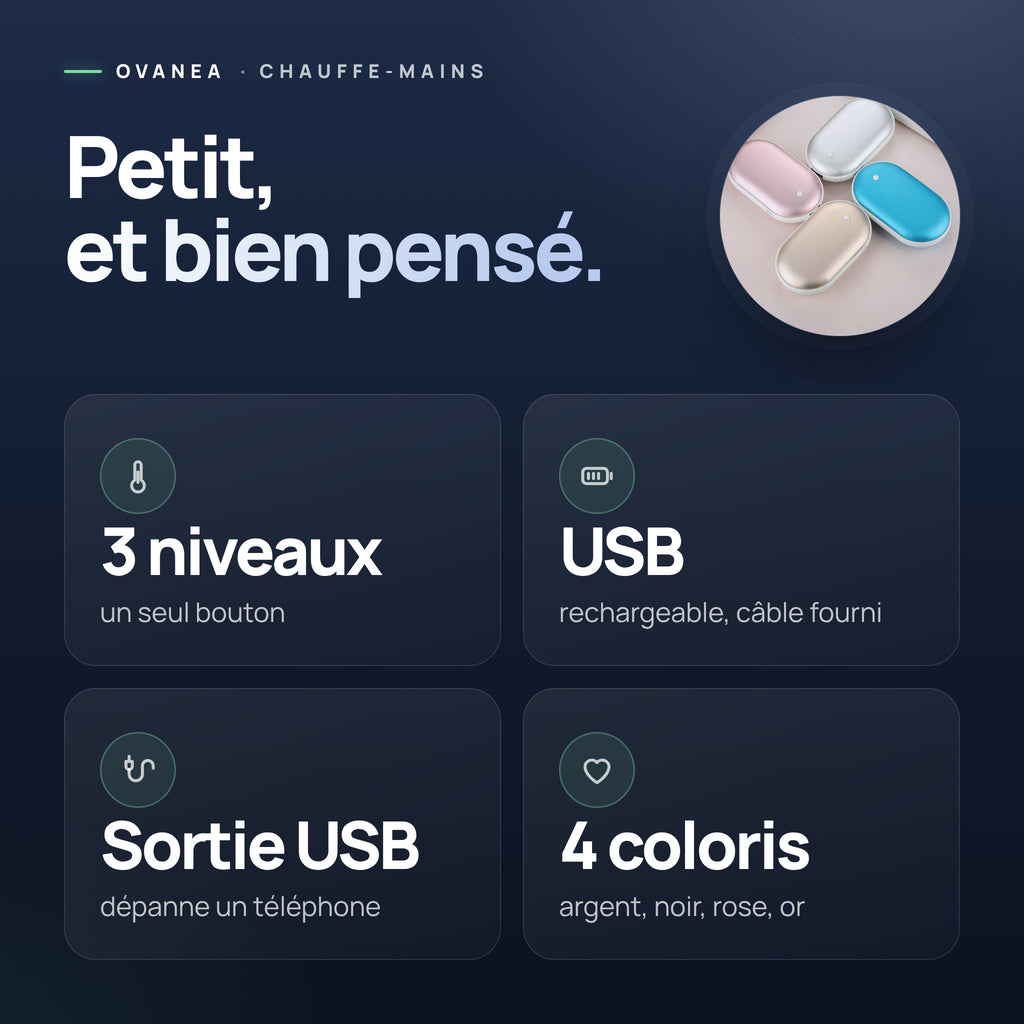 Visuel OVANEA : Petit, et bien pensé.