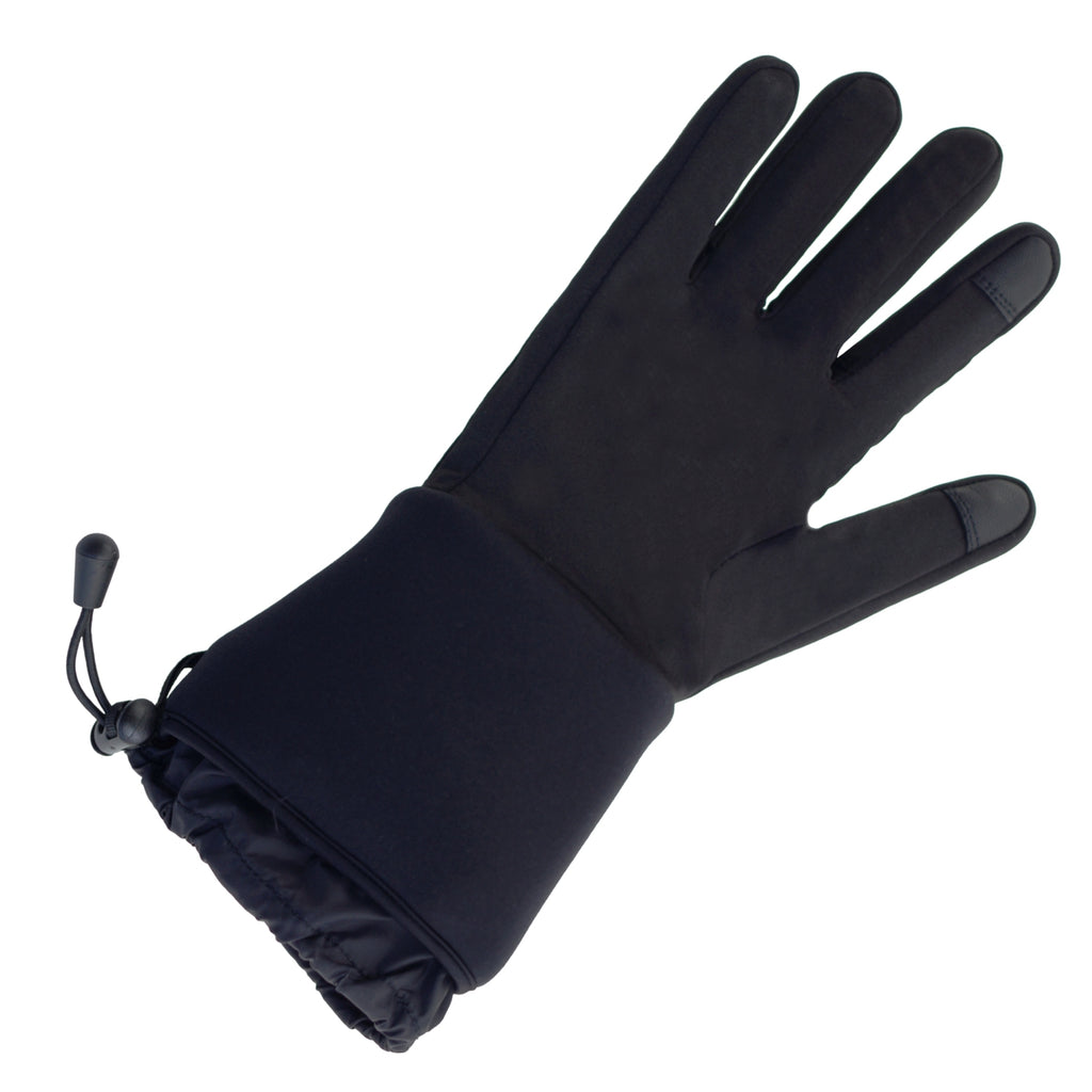 Gant chauffant de profil