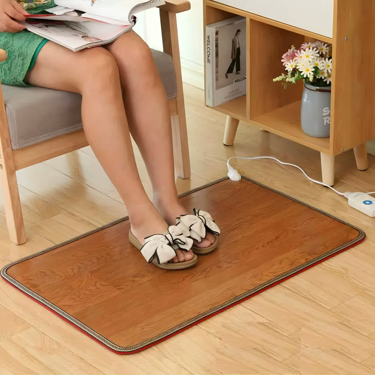 Tapis chauffant à poser au sol, 50 × 30 cm