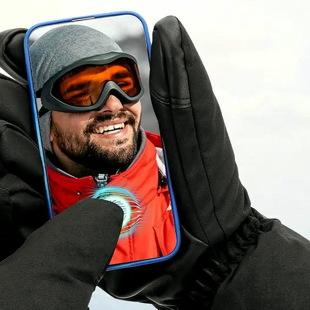 Gants de ski chauffants tactiles : répondre au téléphone sans les retirer