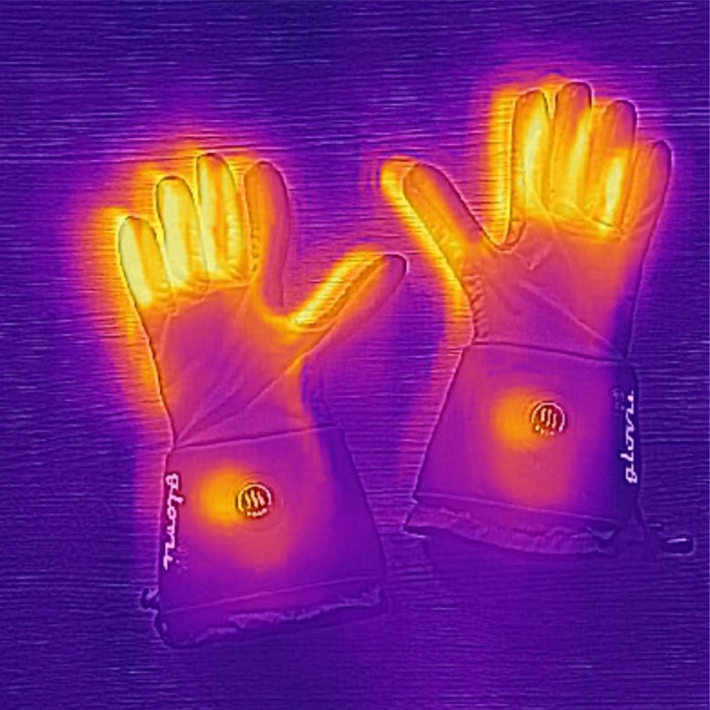 Image thermique des gants allumés